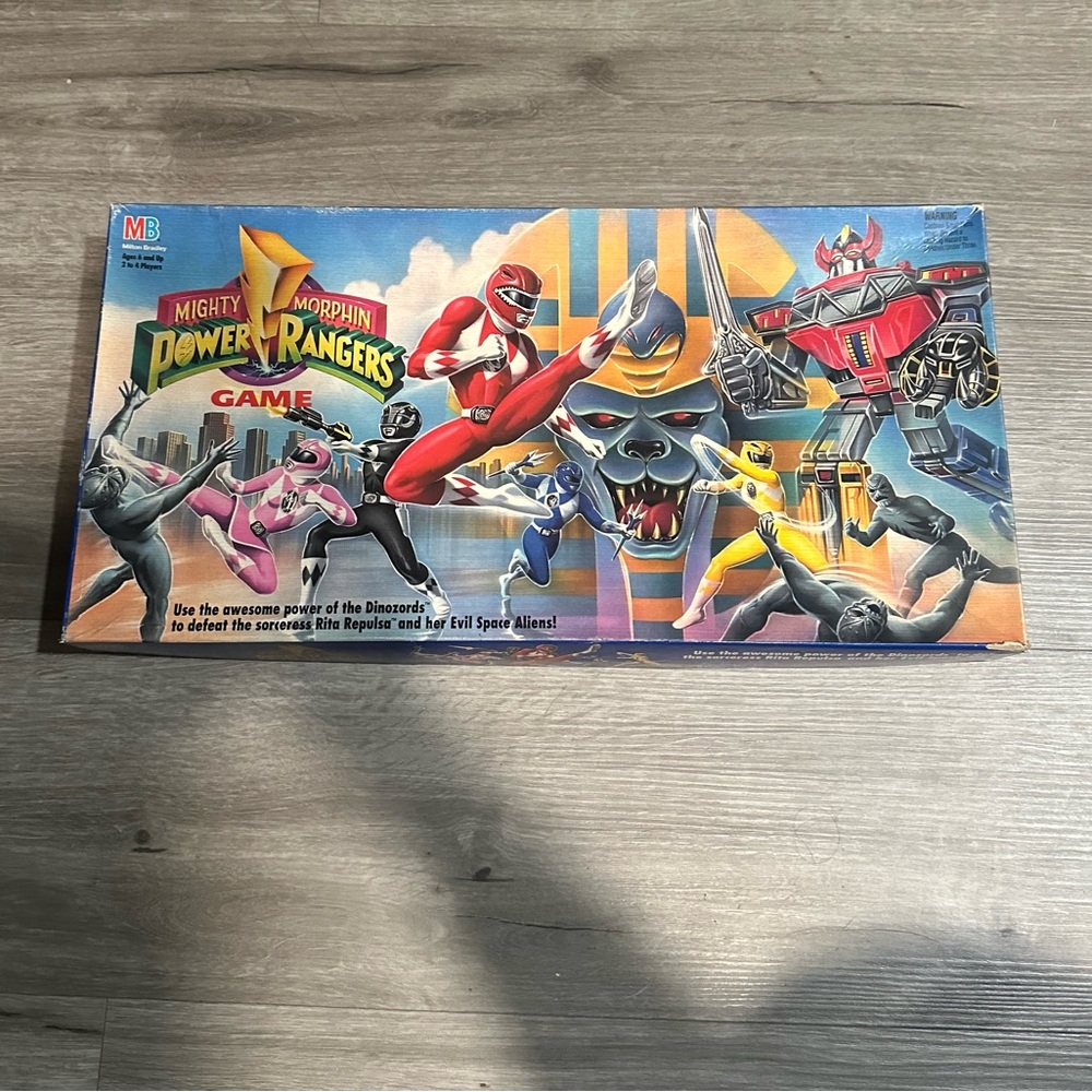 Vintage Power Ranger Boardgame